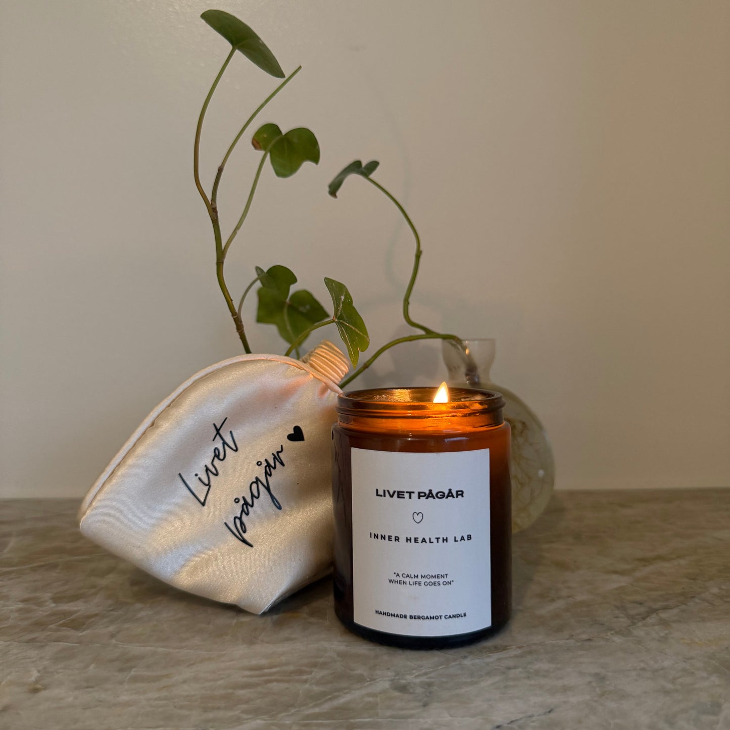 Livet pågår doftljus